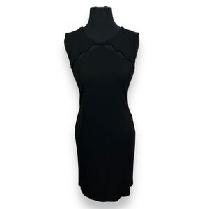 Vintage Lauren Ralph Lauren Elegant Black Sleeveless Cocktail Dress Womens Small